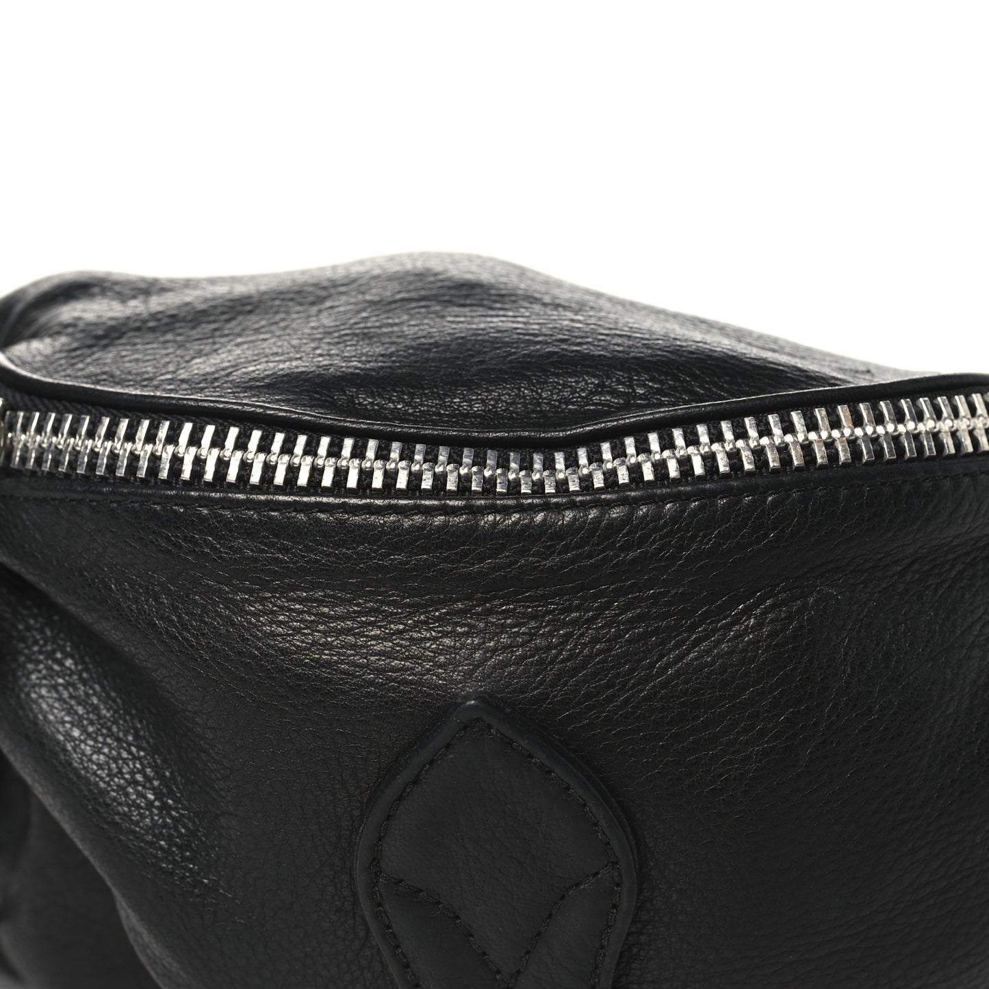 Grained Calfskin Snat Pack Gunslinger Waist Bag Black