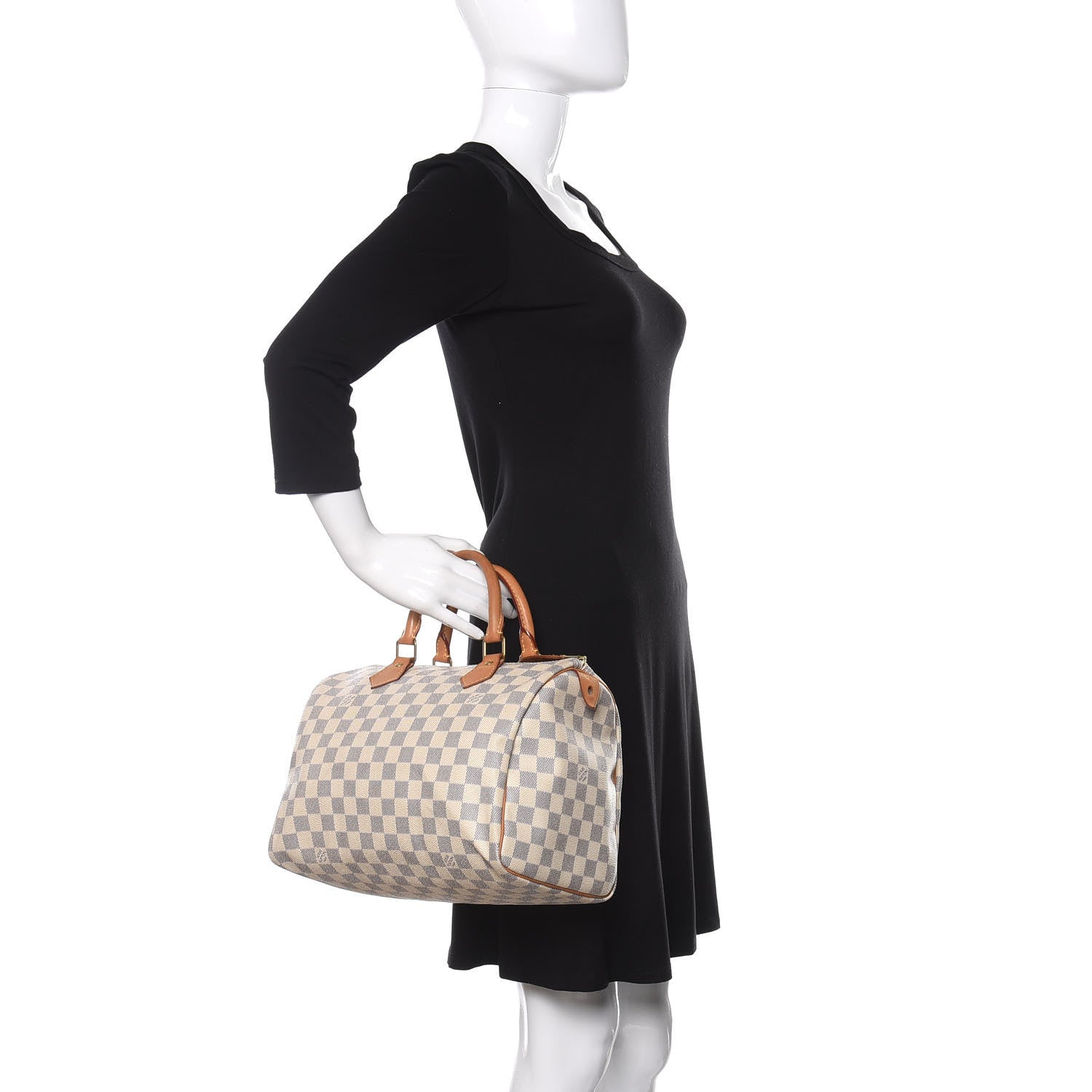Louis Vuitton Damier Azur Speedy 30 2 of 10