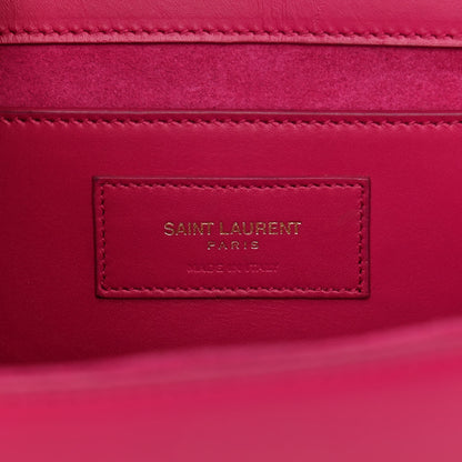 Saint Laurent Smooth Calfskin Medium Classic Monogram Kate Tassel Satchel Fuchsia 7 of 12