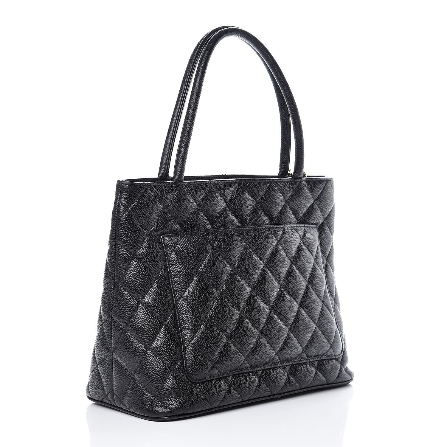 Chanel Caviar Quilted Medallion Tote Black 3 of 9