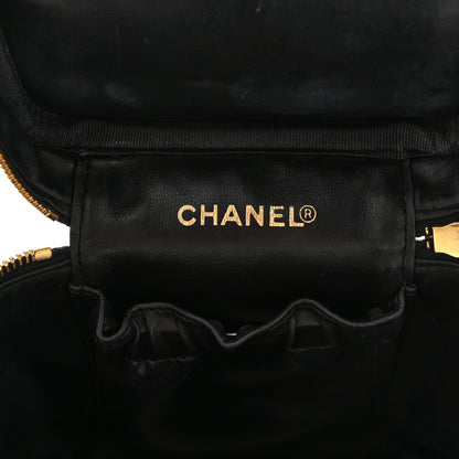 Chanel Caviar Vanity Cosmetic Case Black 6 of 8