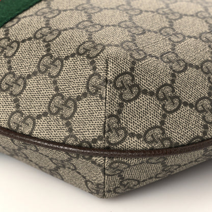 Gucci GG Supreme Monogram Web Small Ophidia Half Moon Hobo Brown 9 of 9