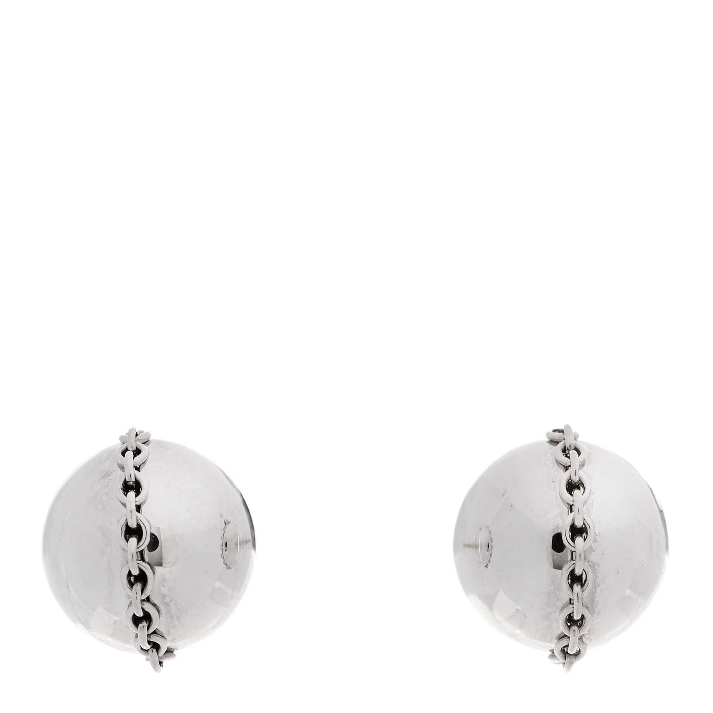 Sterling Silver HardWear Bolt Ball Earrings