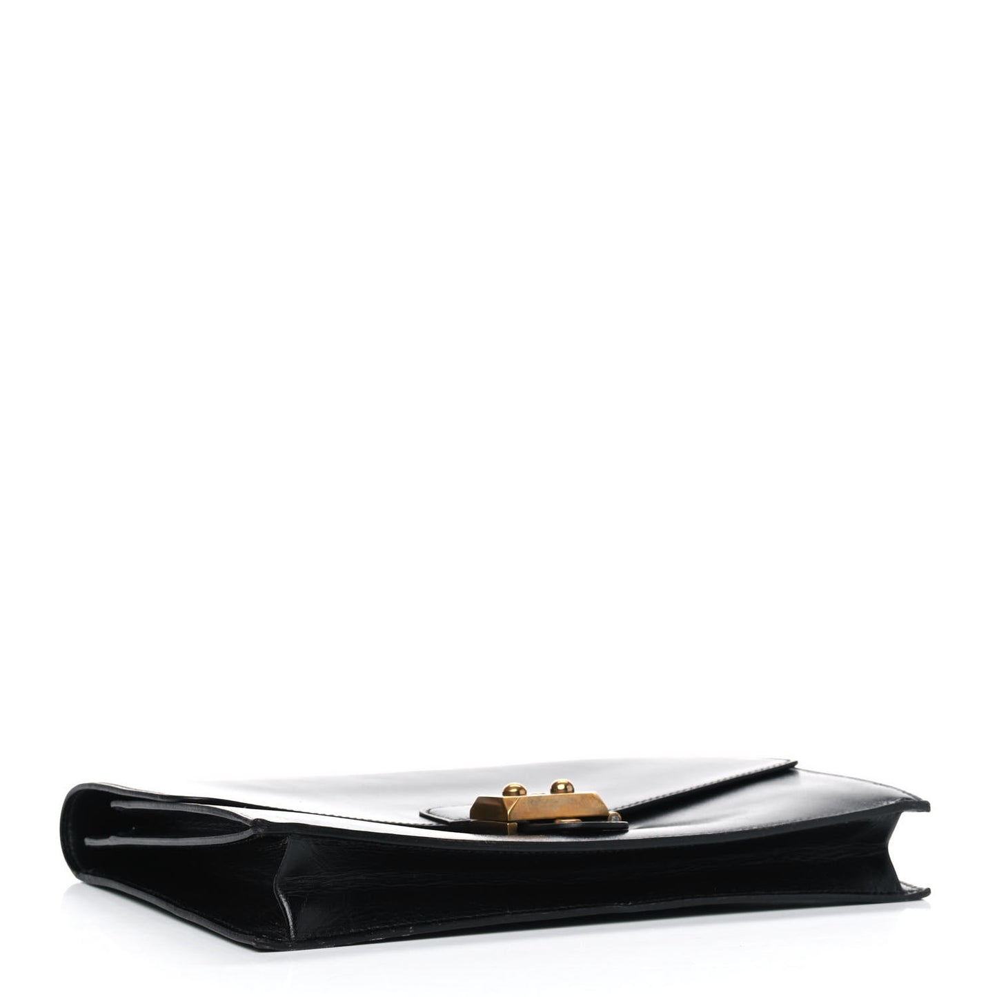 Box Jet Pochette Clutch Chocolate