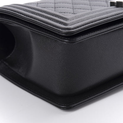 Chanel Caviar Quilted Medium Boy Flap Black 6 of 13