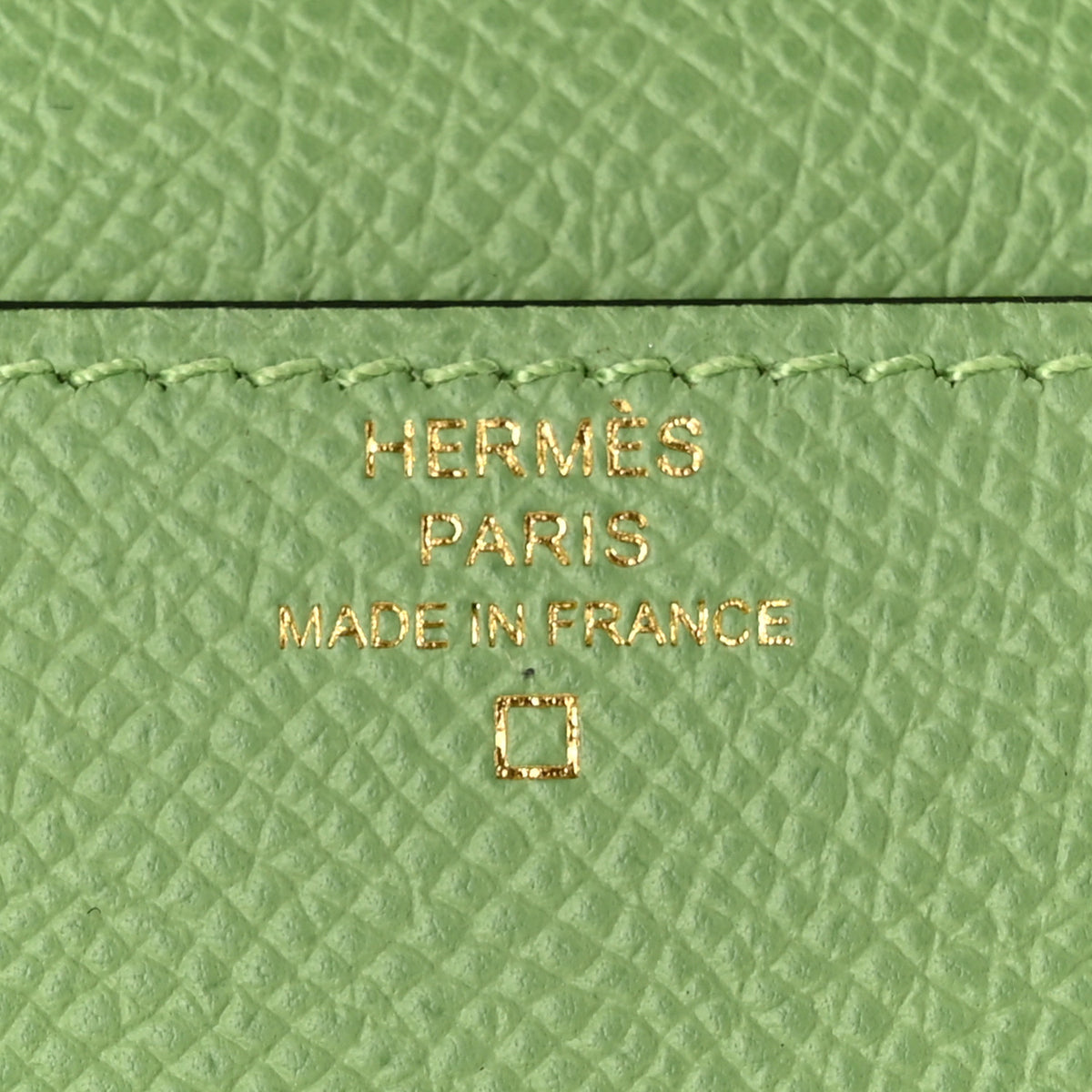 Hermes Epsom Alligator Lizard Constance Wallet To Go Vert Criquet Cactus Beige Sable Ombre 6 of 11