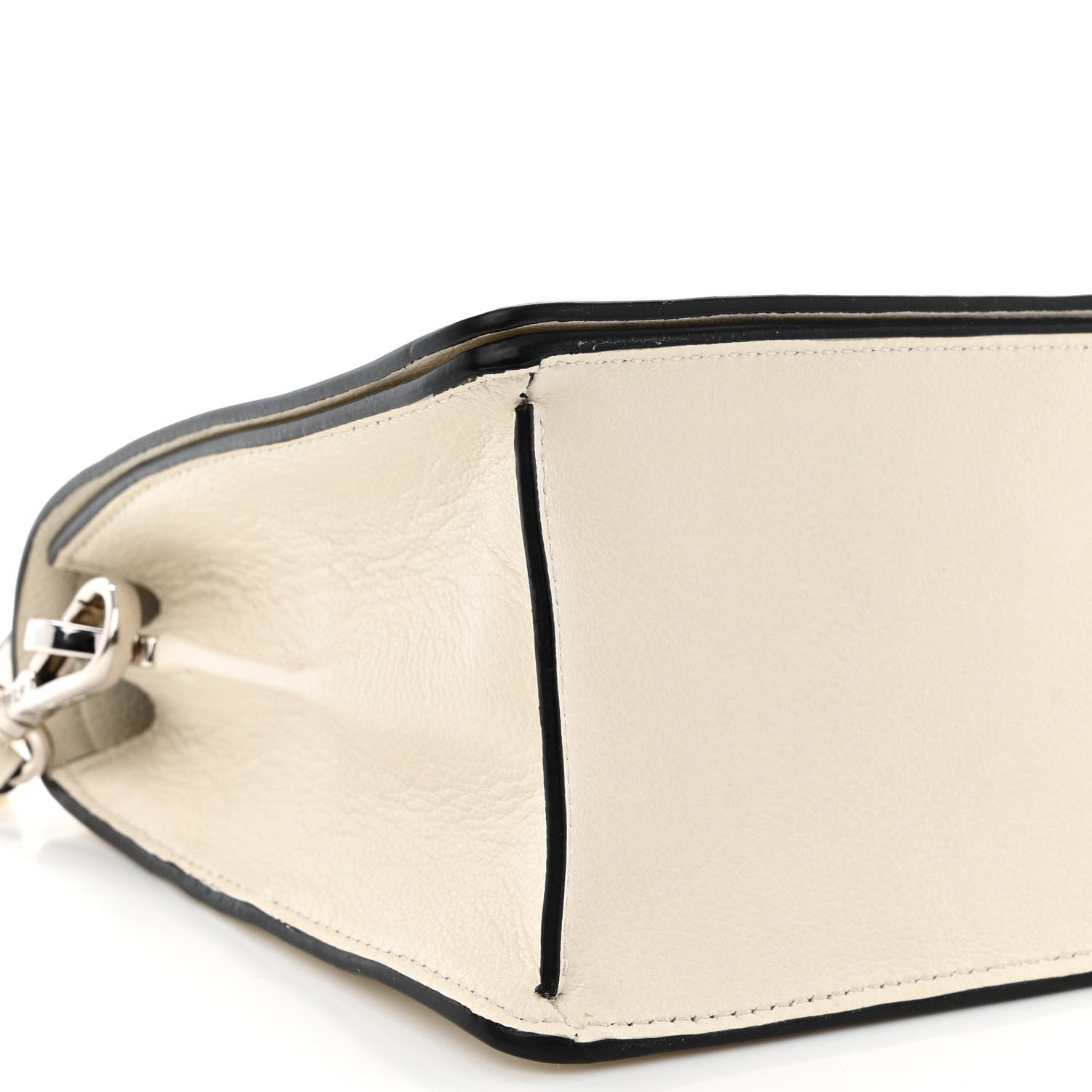 Prada Glace Calf Shoulder Bag White 10 of 12