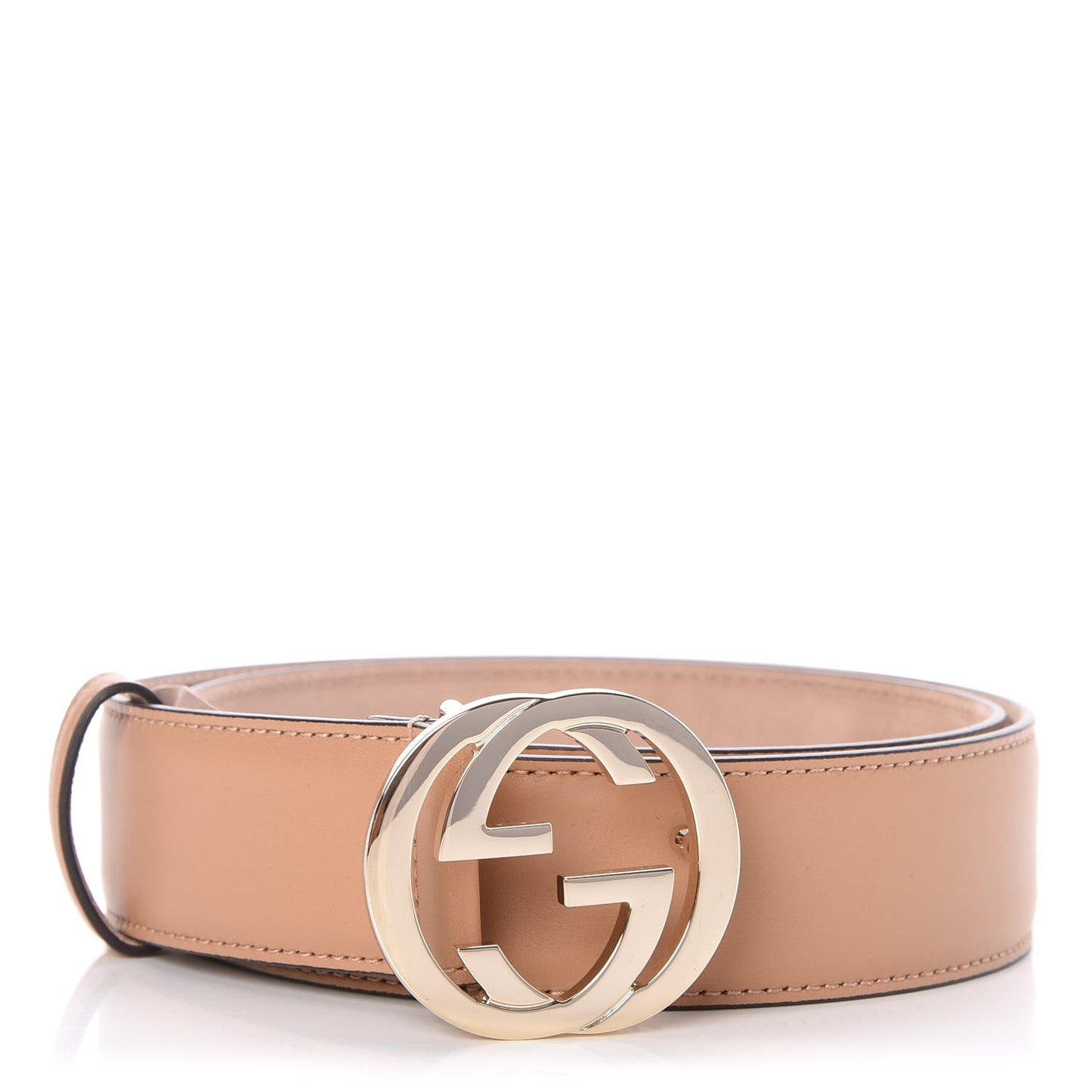 Calfskin Interlocking G 37mm Belt 80 32 Camelia
