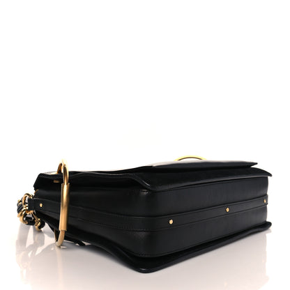 Chloe Calfskin Suede Medium Roy Bag Black 4 of 9