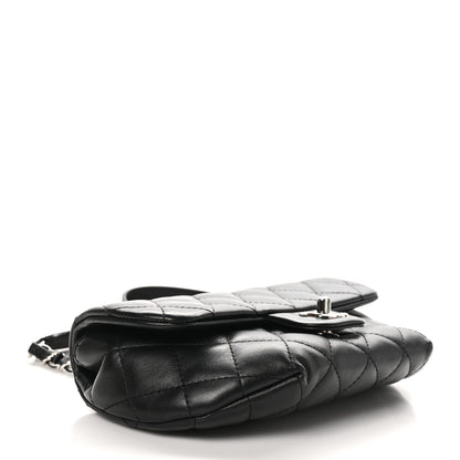 Chanel Calfskin Quilted CC Uniform Flap Belt Bag Black 4 of 10