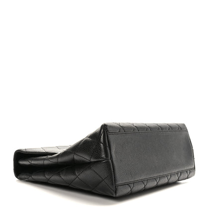 Chanel Caviar Quilted Jumbo Kelly Flap Black 4 of 9