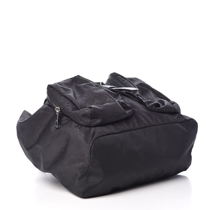 Gucci Nylon Monogram Small Single Buckle Backpack Black 4 of 10