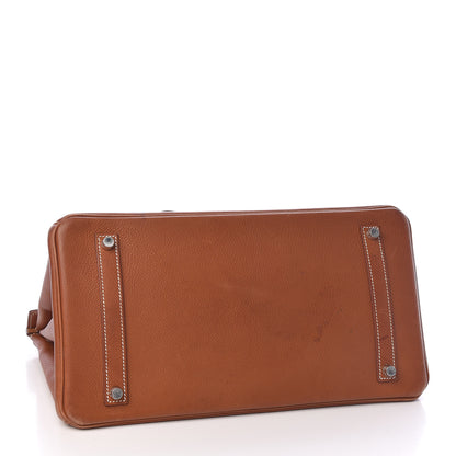 Hermes Natural Barenia Faubourg Birkin 35 Fauve 4 of 15