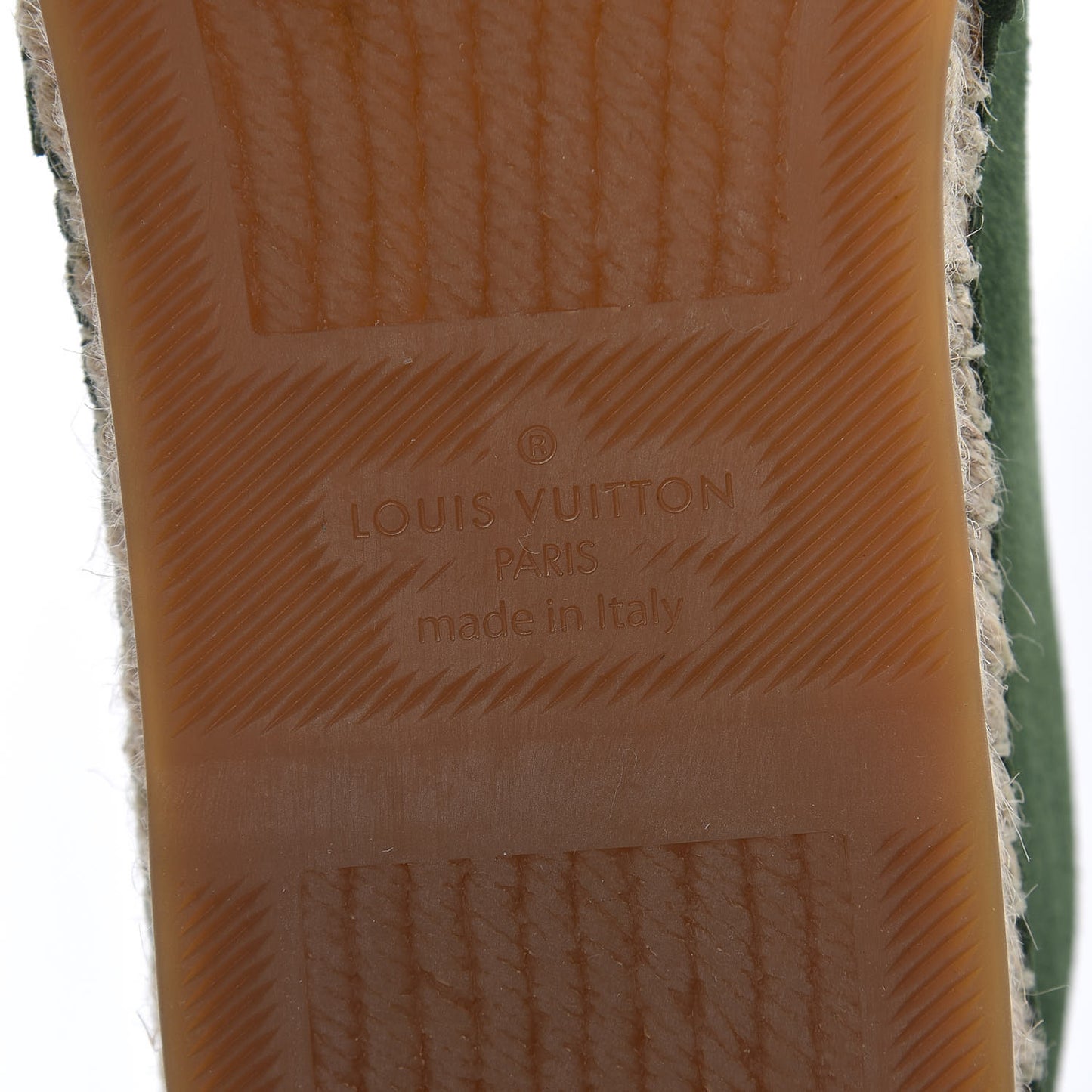 Suede Bidart Espadrilles 7 Green