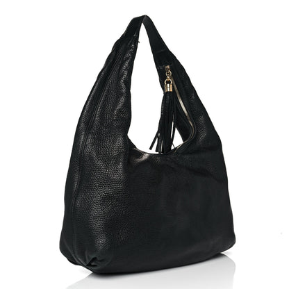 Gucci Pebbled Calfskin Soho Hobo Black 2 of 13