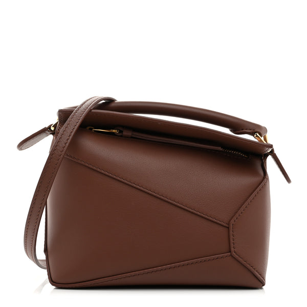 Loewe X SUNA FUJITA Satin Calfskin Mini Hamster Puzzle Edge Bag