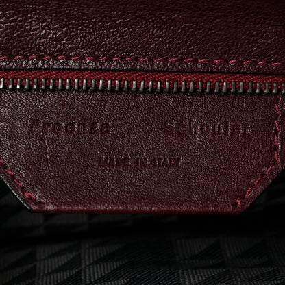 Proenza Schouler Lambskin Fringe PS1 Crossbody Pouch Oxblood 6 of 10