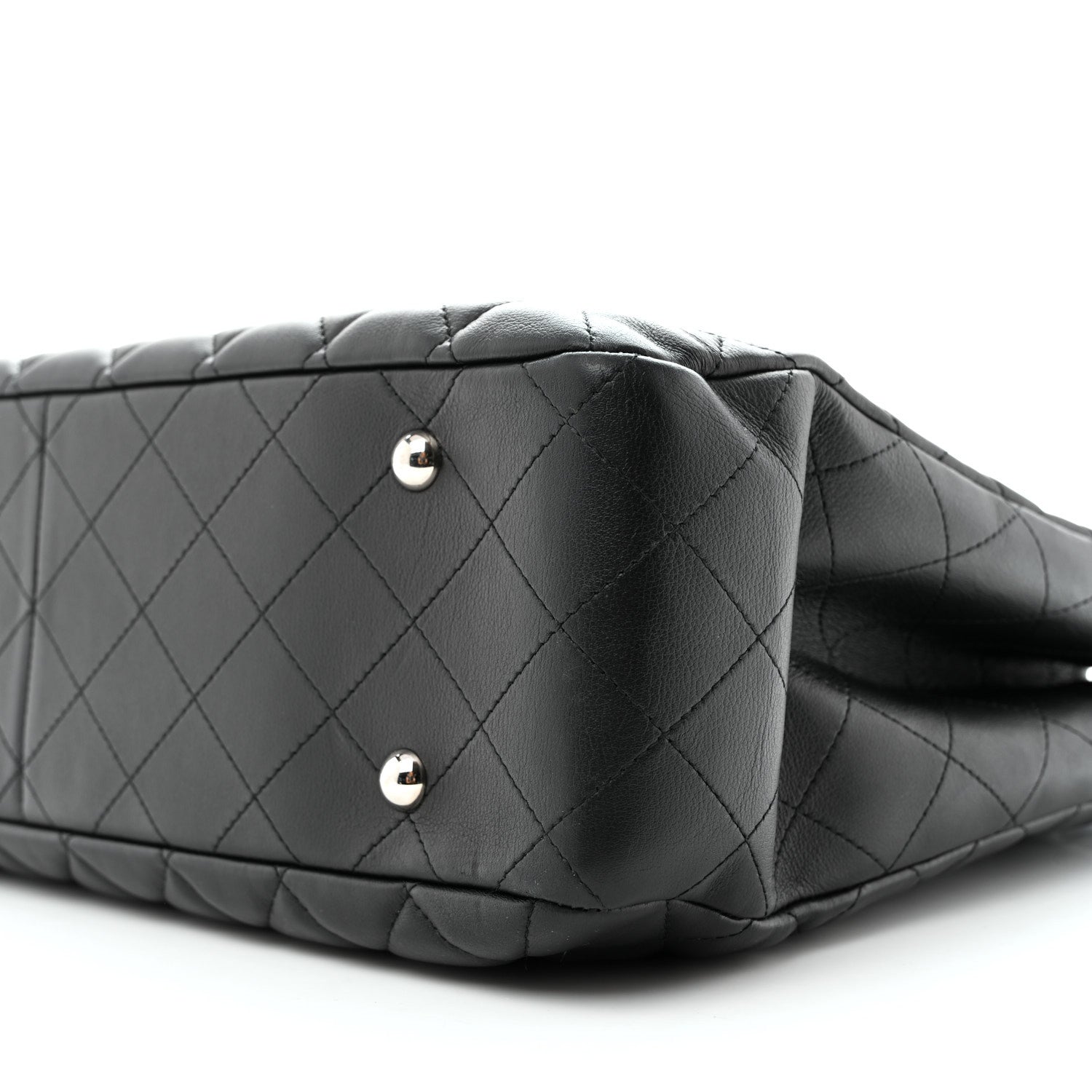 Chanel Calfskin Quilted Large Classic Shopping Tote  Black 9 of 9