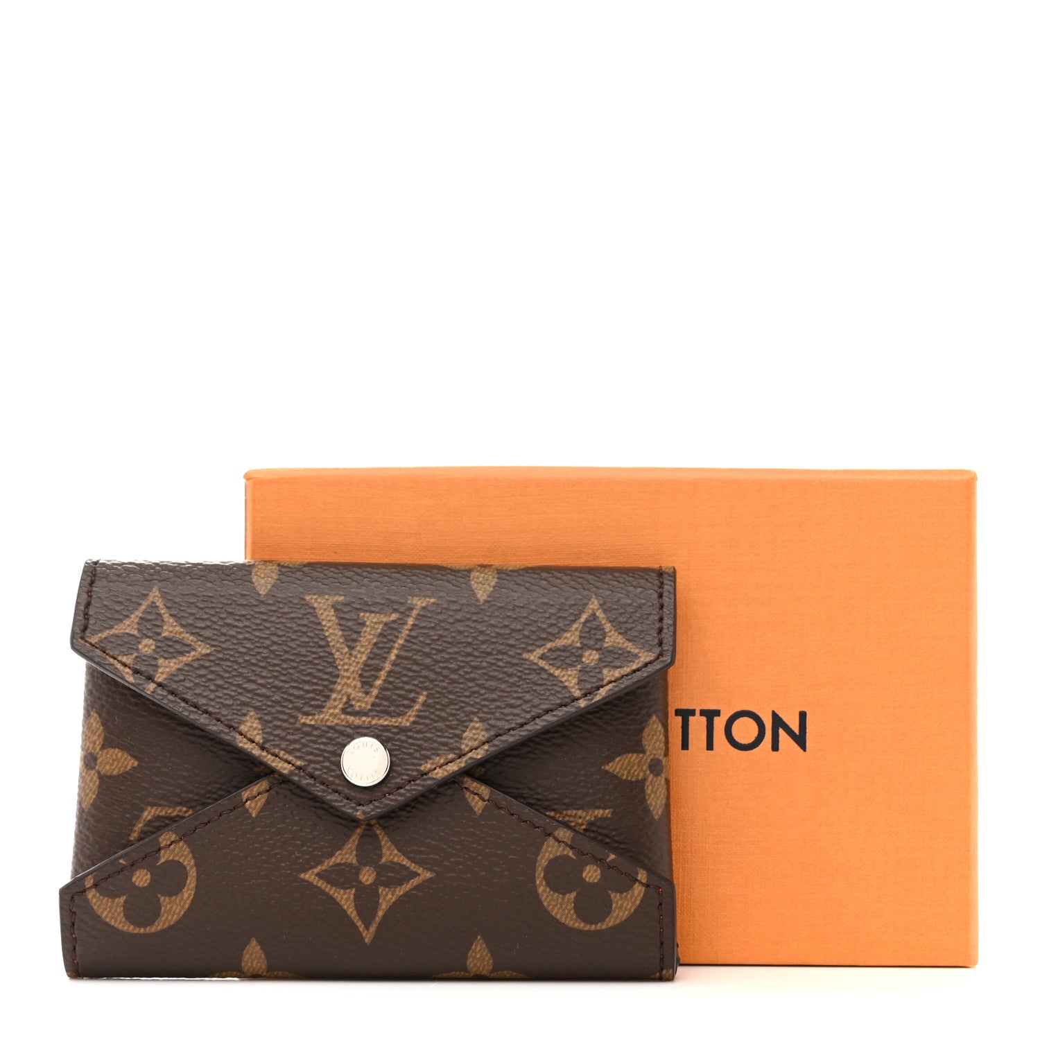 Louis Vuitton Monogram LV Colormania Kirigami Card Holder Sari Red