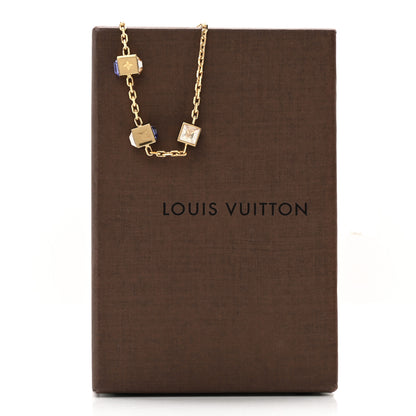 Louis Vuitton Swarovski Gamble Short Necklace Azur 8 of 8