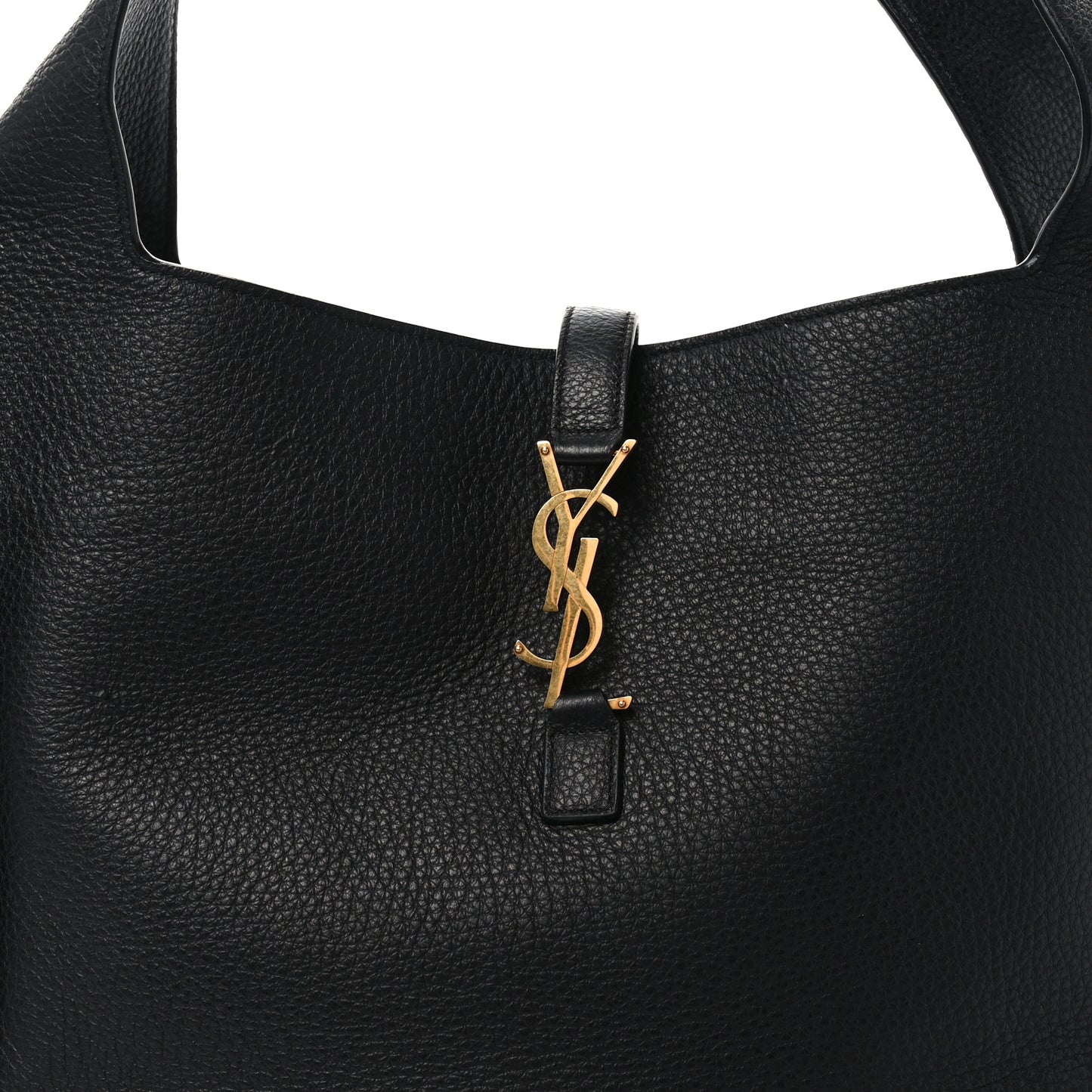 Grained Deerskin Bea Tote Black