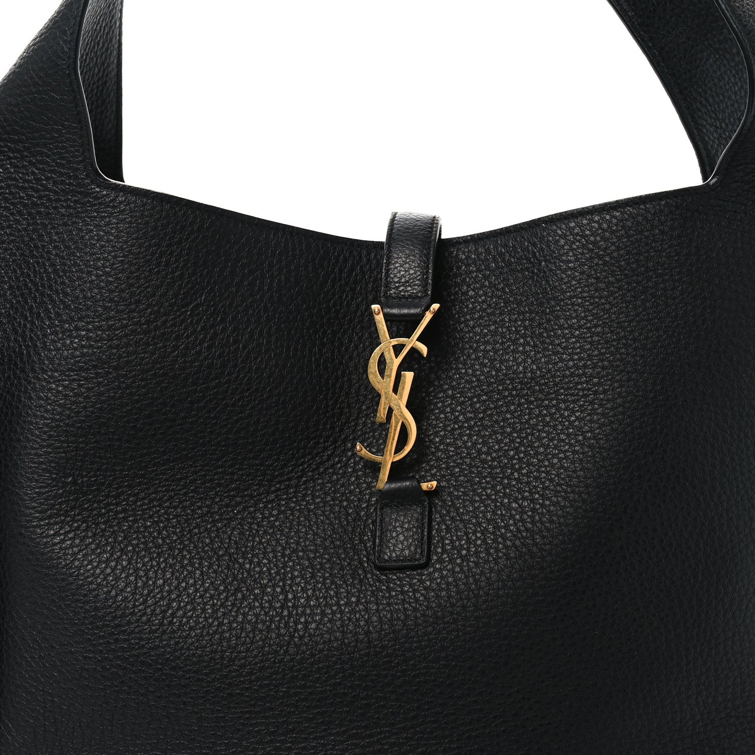Saint Laurent Grained Deerskin Bea Tote Black 8 of 10