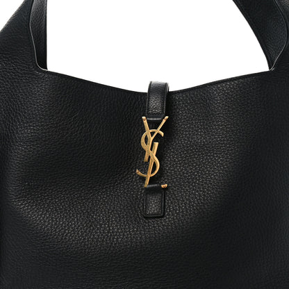 Saint Laurent Grained Deerskin Bea Tote Black 8 of 10