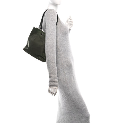 Prada Tessuto Nylon Shopping Tote Green 2 of 9