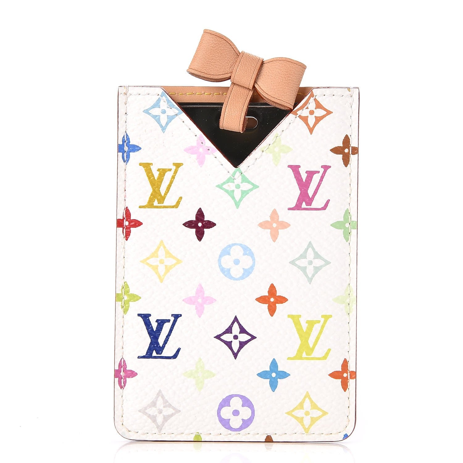 Louis Vuitton Monogram Multicolor Mirror and Case Pouch White 1 of 7