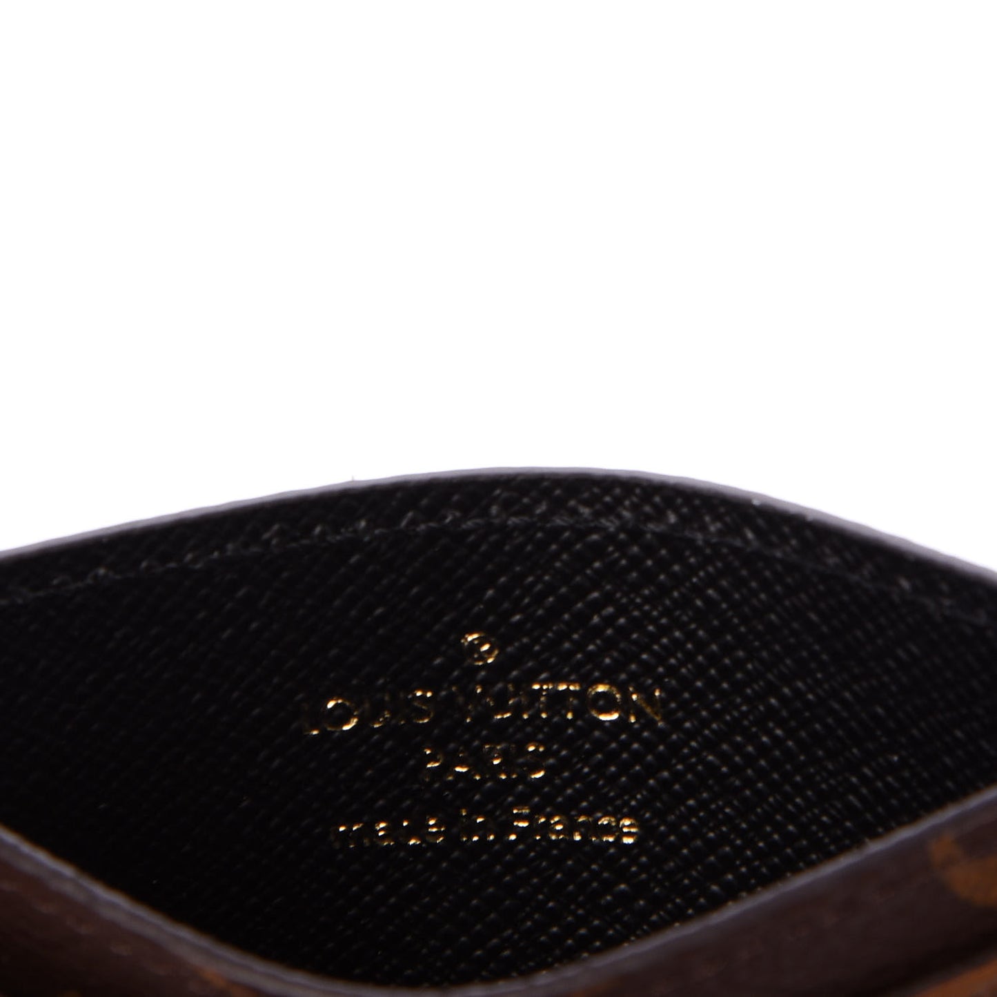 Reverse Monogram Card Holder