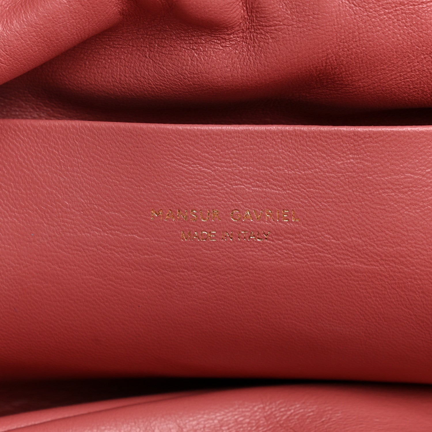 Mansur Gavriel Lambskin Cloud Clutch Rosa Blush 6 of 7