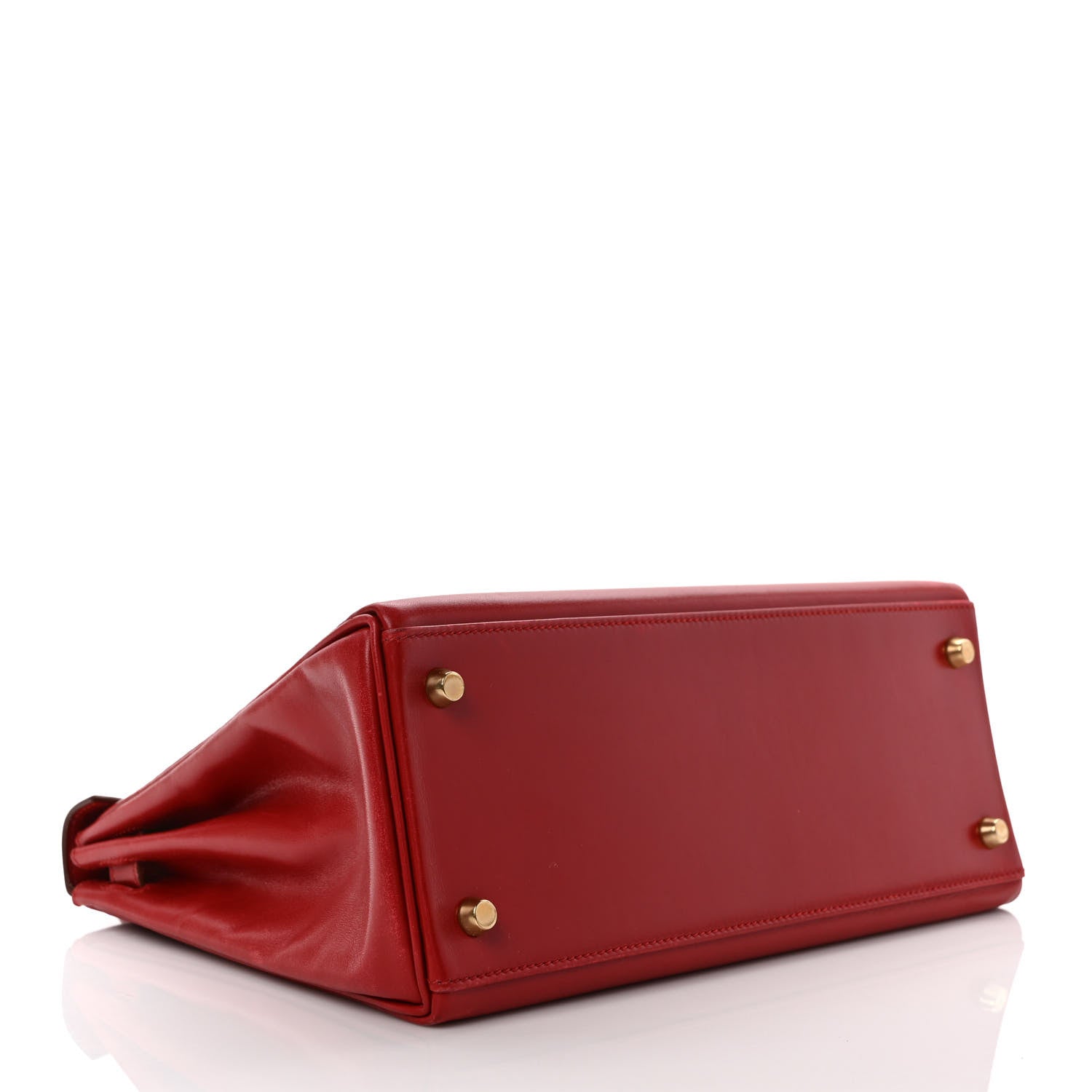 Hermes Box Kelly Retourne 28 Rouge Vif 3 of 9