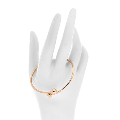 Tiffany 18K Rose Gold 8mm HardWear Ball Bypass Bracelet 2 of 5