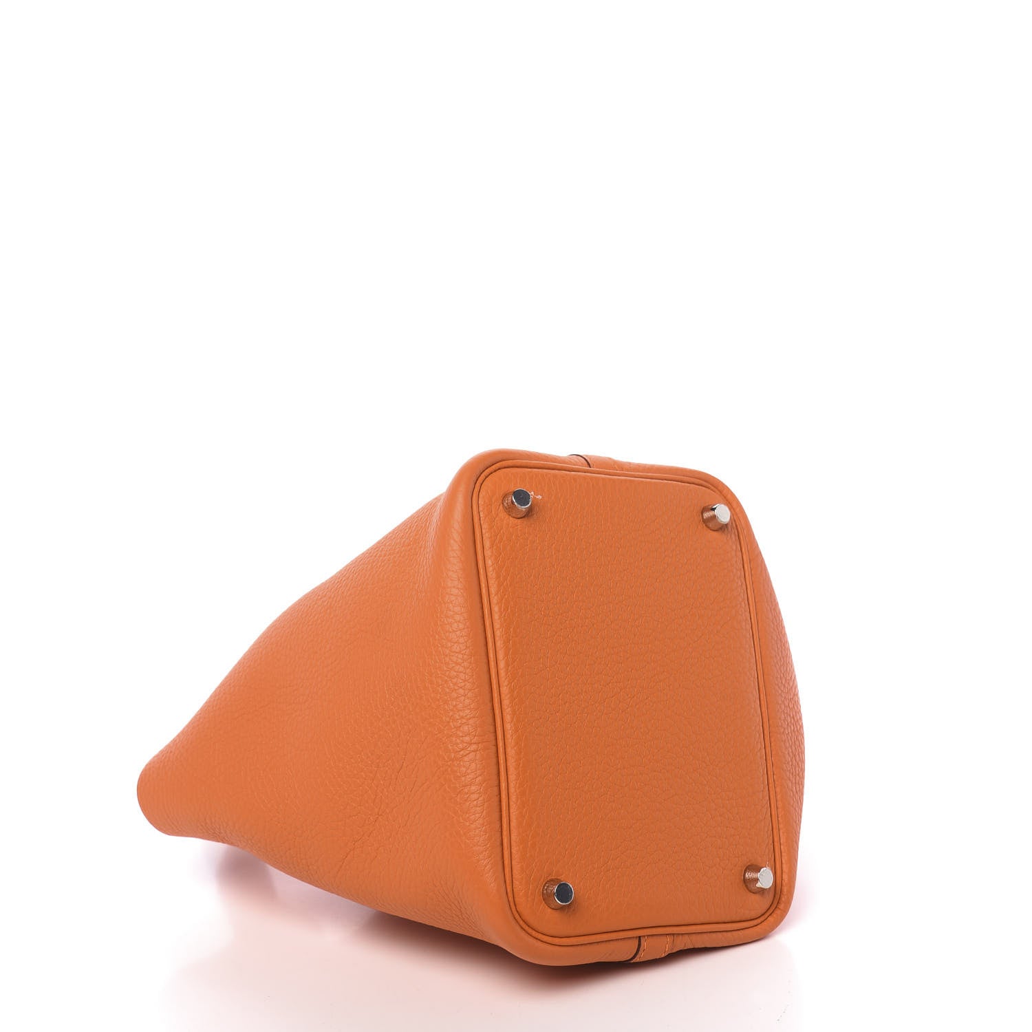 Hermes Taurillon Clemence Picotin Lock 18 PM Orange 4 of 11