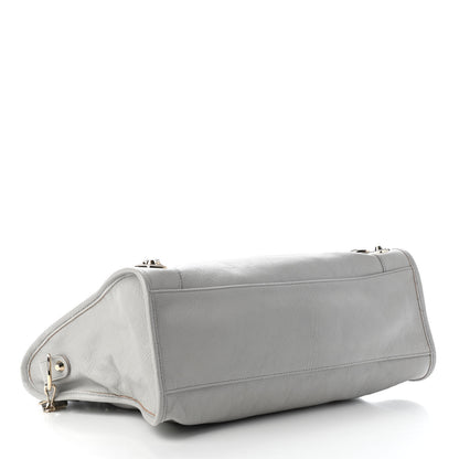 Balenciaga Agneau Gold Metallic Edge Hardware City Gris Glace 4 of 9