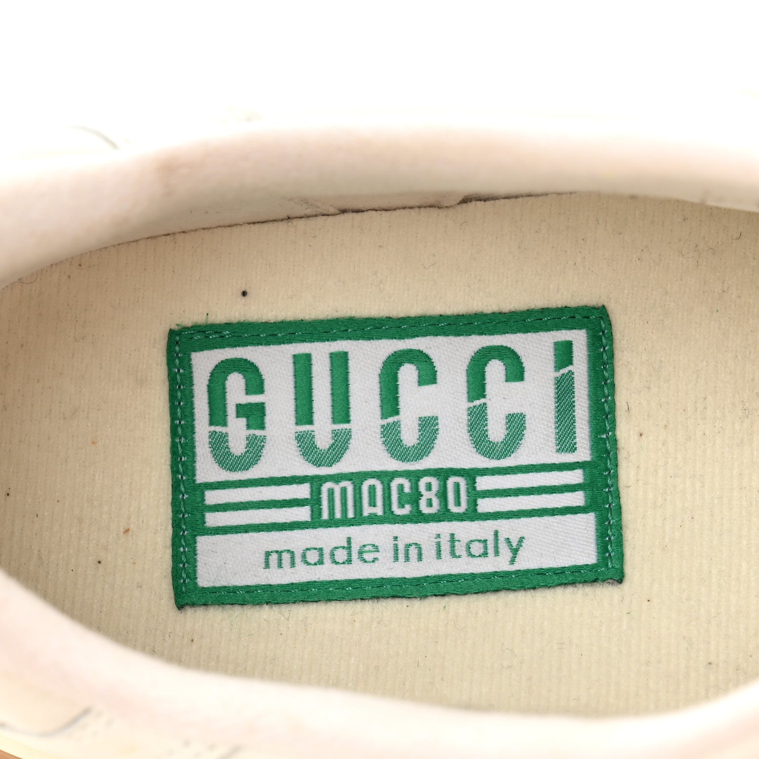 Gucci Dali Soft Calfskin Womens Mac80 Sneakers 37 Off White 7 of 9