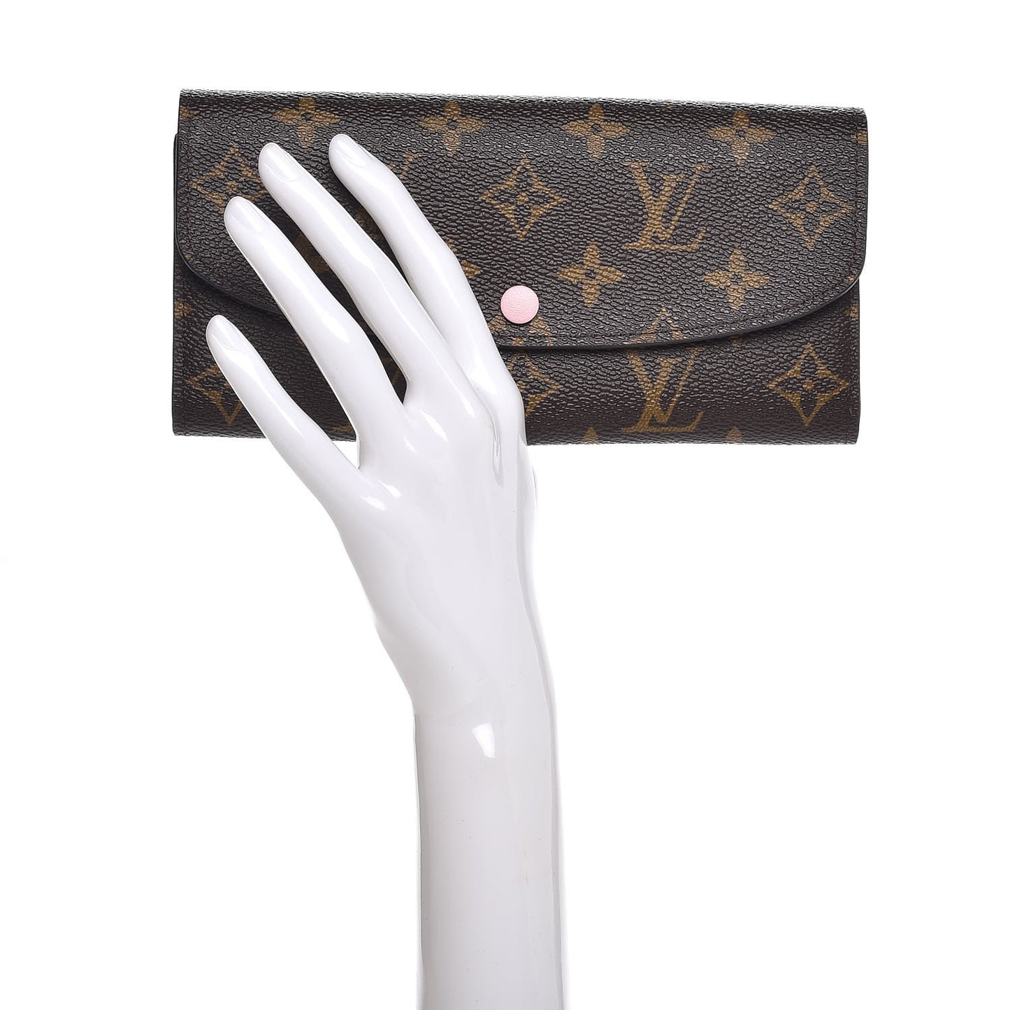 Monogram Emilie Wallet Rose Ballerine