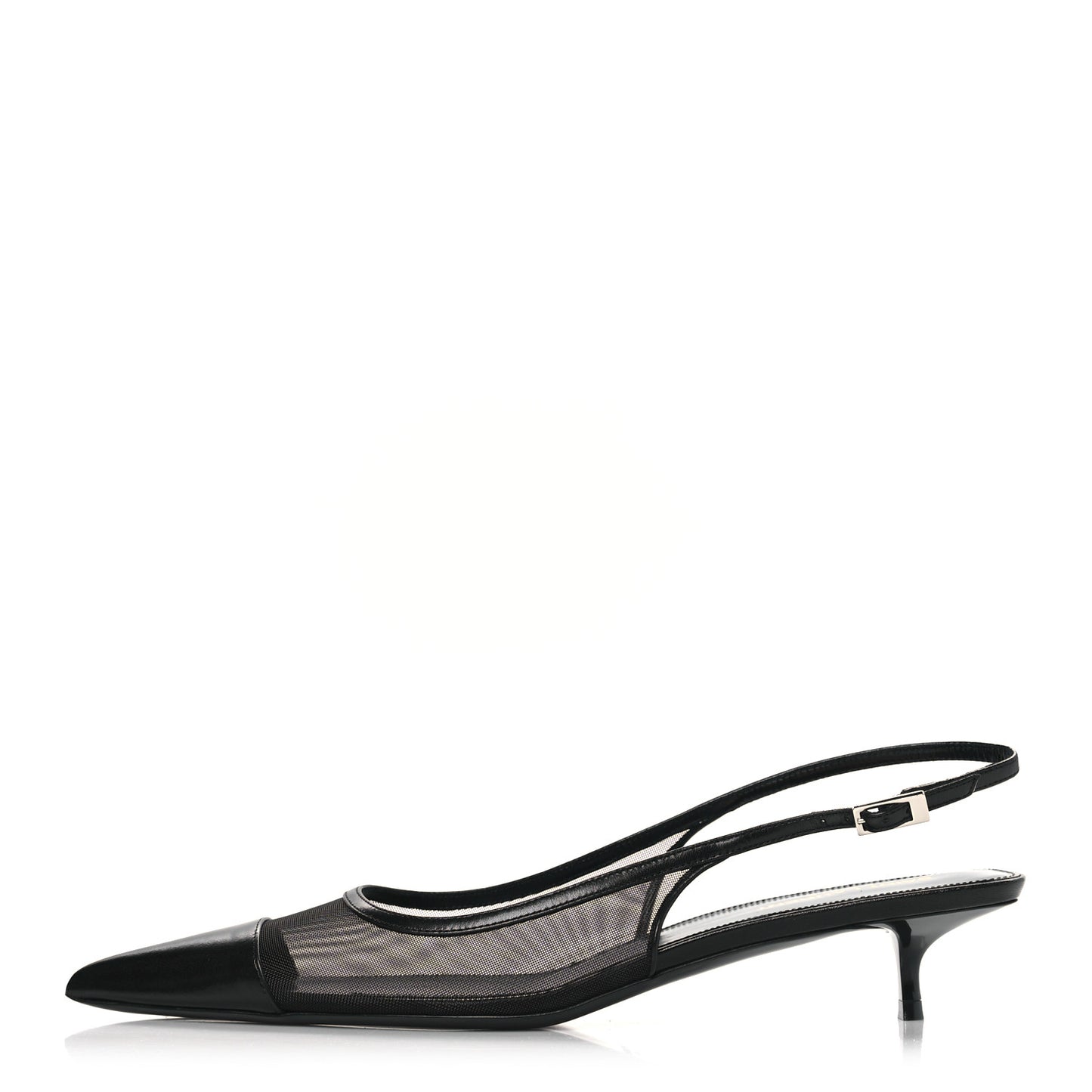 Mesh Oxalis Slingback 30 Pumps 39.5 Black
