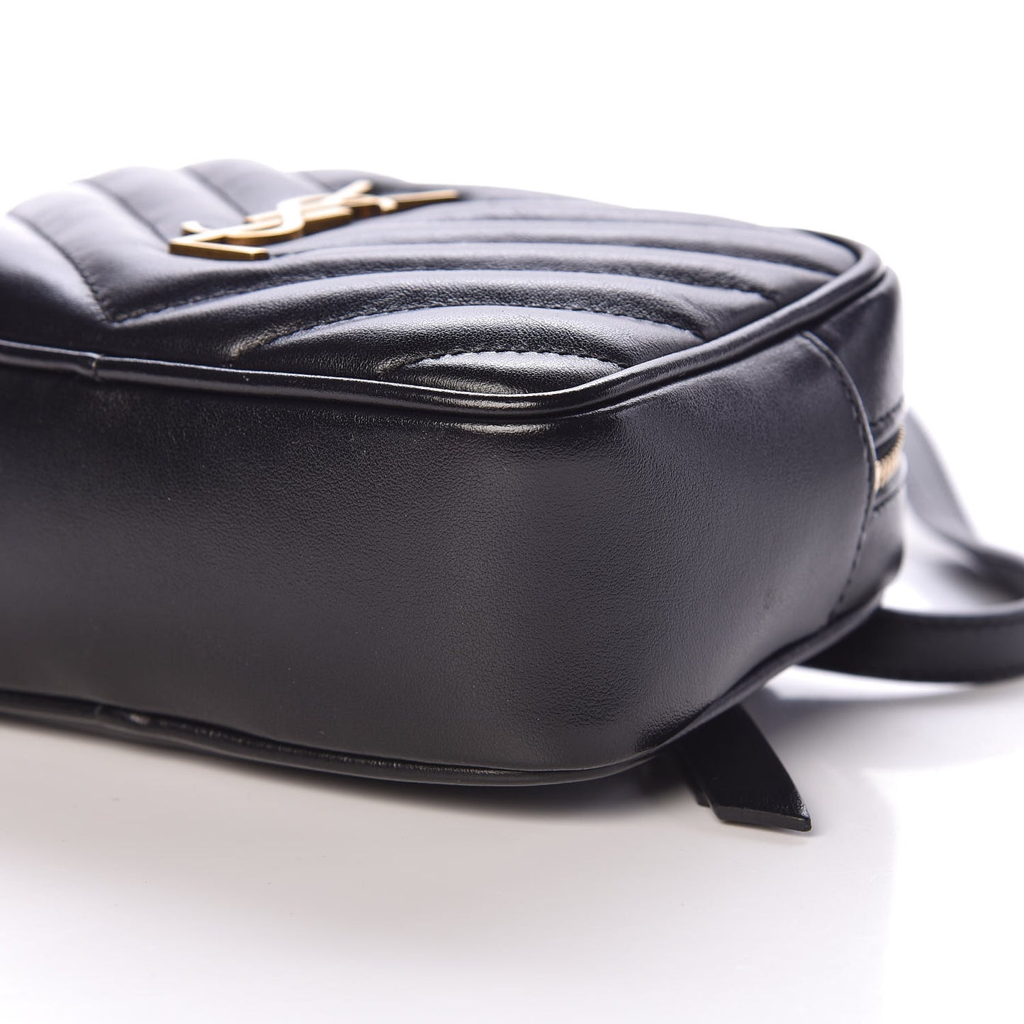 Calfskin Matelasse Monogram Lou Belt Bag Black