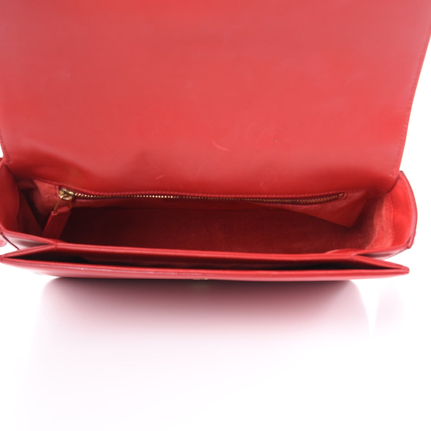Smooth Calfskin Medium Classic Monogram Universite Bag Red