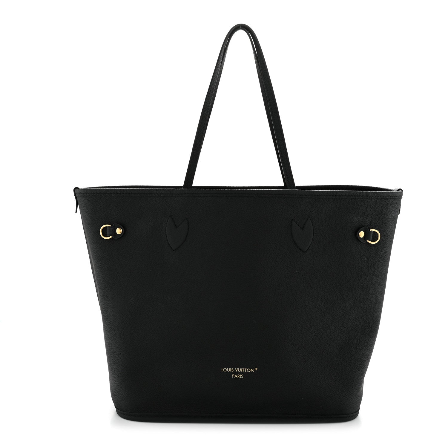 Louis Vuitton Monogram Calfskin Neo Neverfull Inside Out MM Black 2 of 19