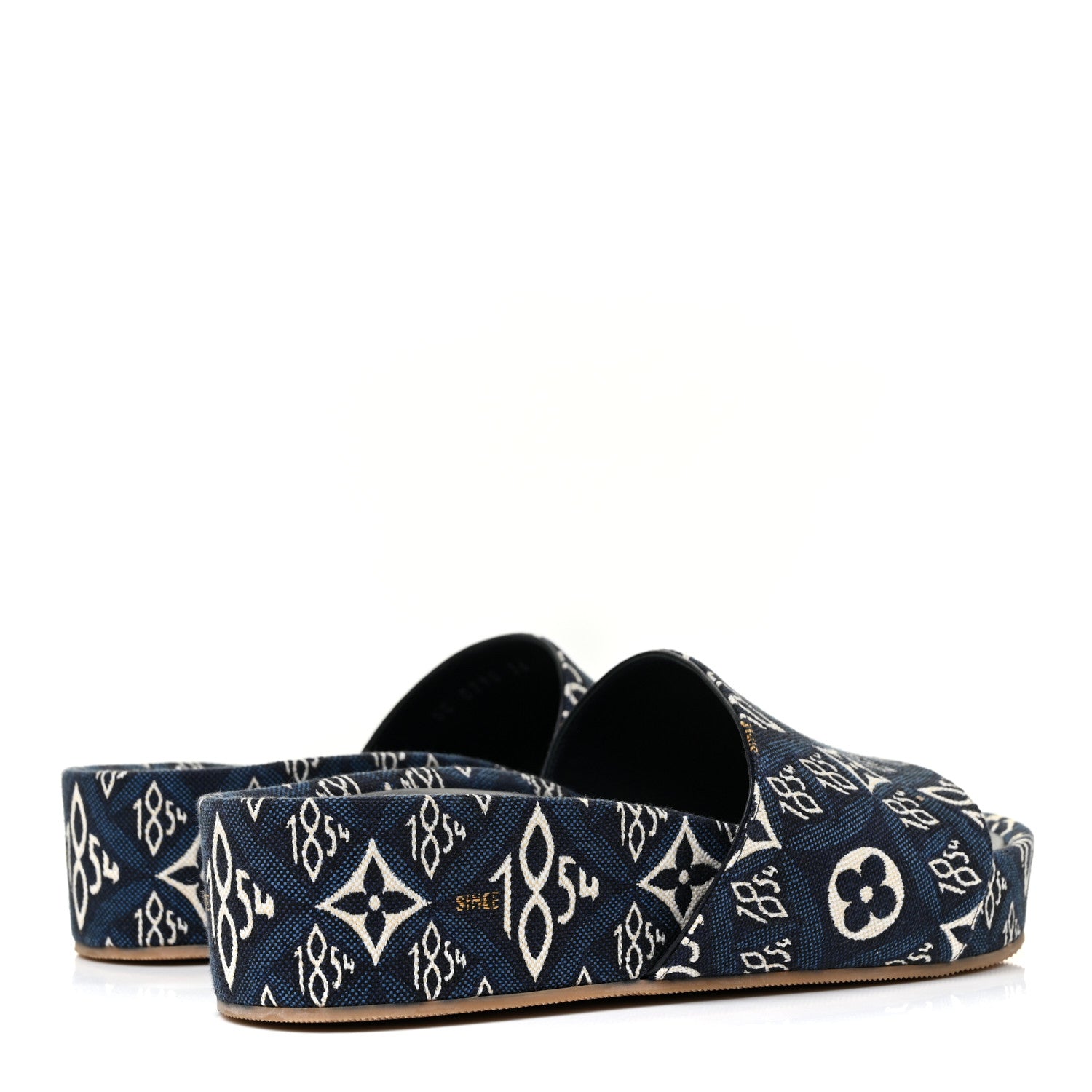 Louis Vuitton Jacquard Since 1854 Lock It Flat Mule 36 4 of 9