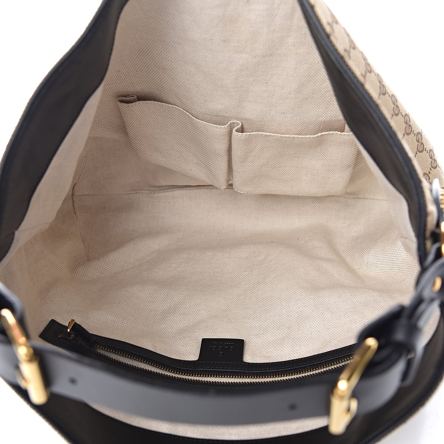 Monogram Medium Patti Stud Hobo Black