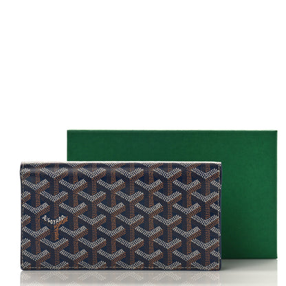 Goyard Goyardine Richelieu Wallet Navy 10 of 10