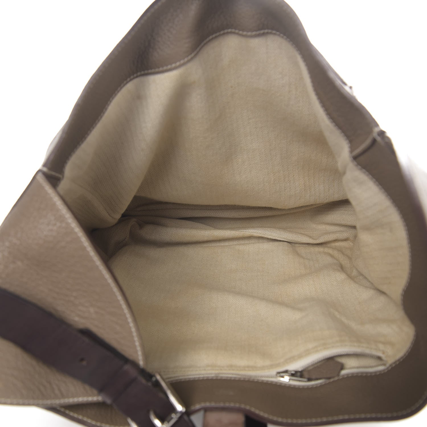 Hermes Taurillon Clemence Marwari GM Etoupe 5 of 12