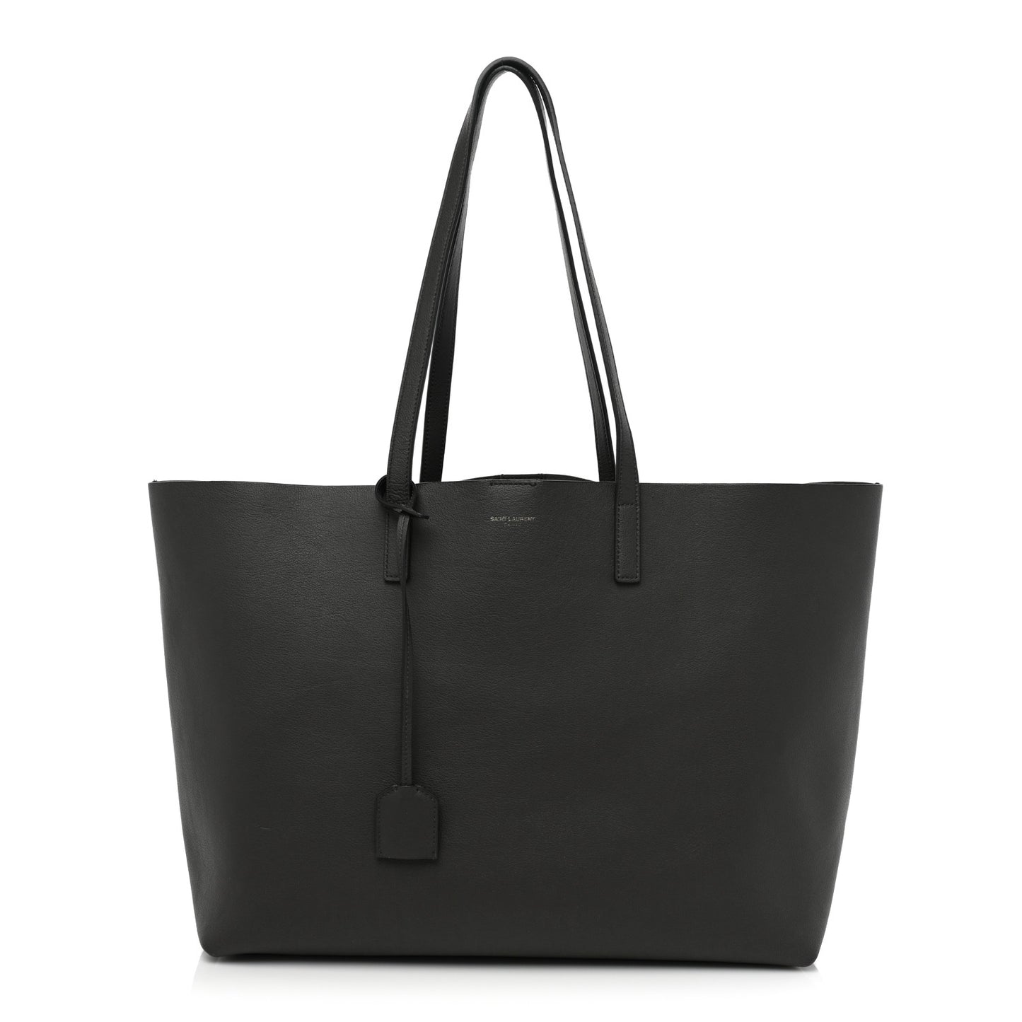 Calfskin Large Shopping Tote Coal