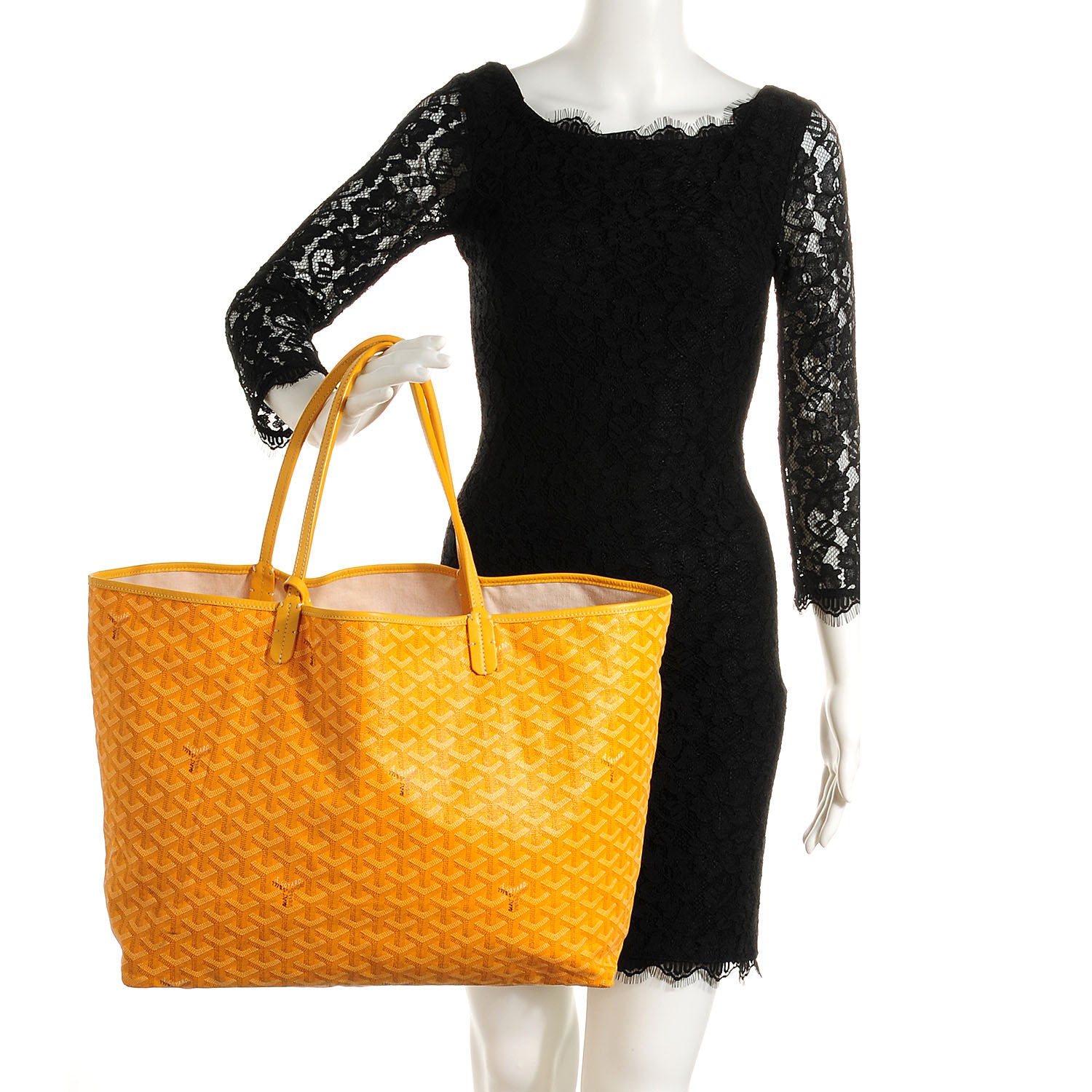Goyard Goyardine Saint Louis GM Yellow 2 of 8
