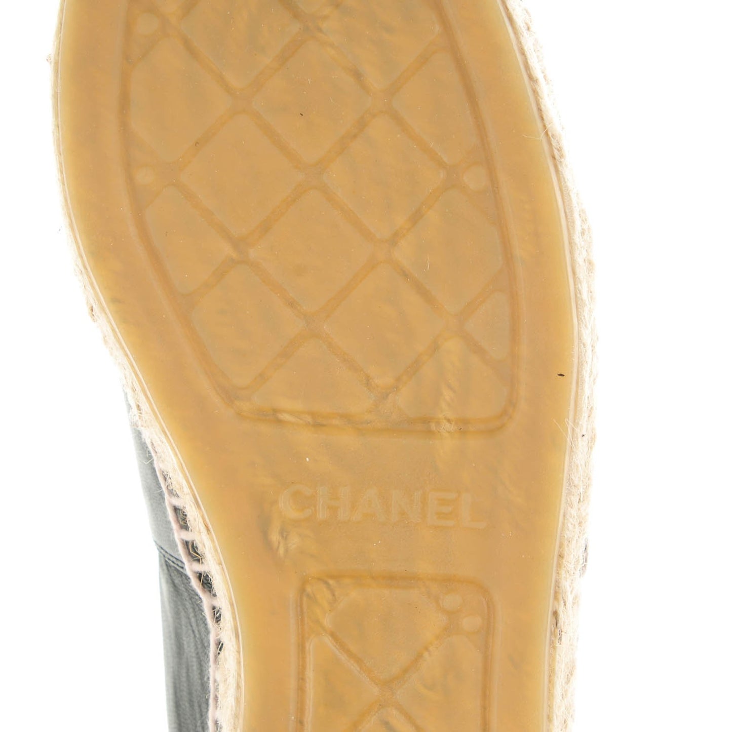 Lambskin CC Espadrilles 40 Black