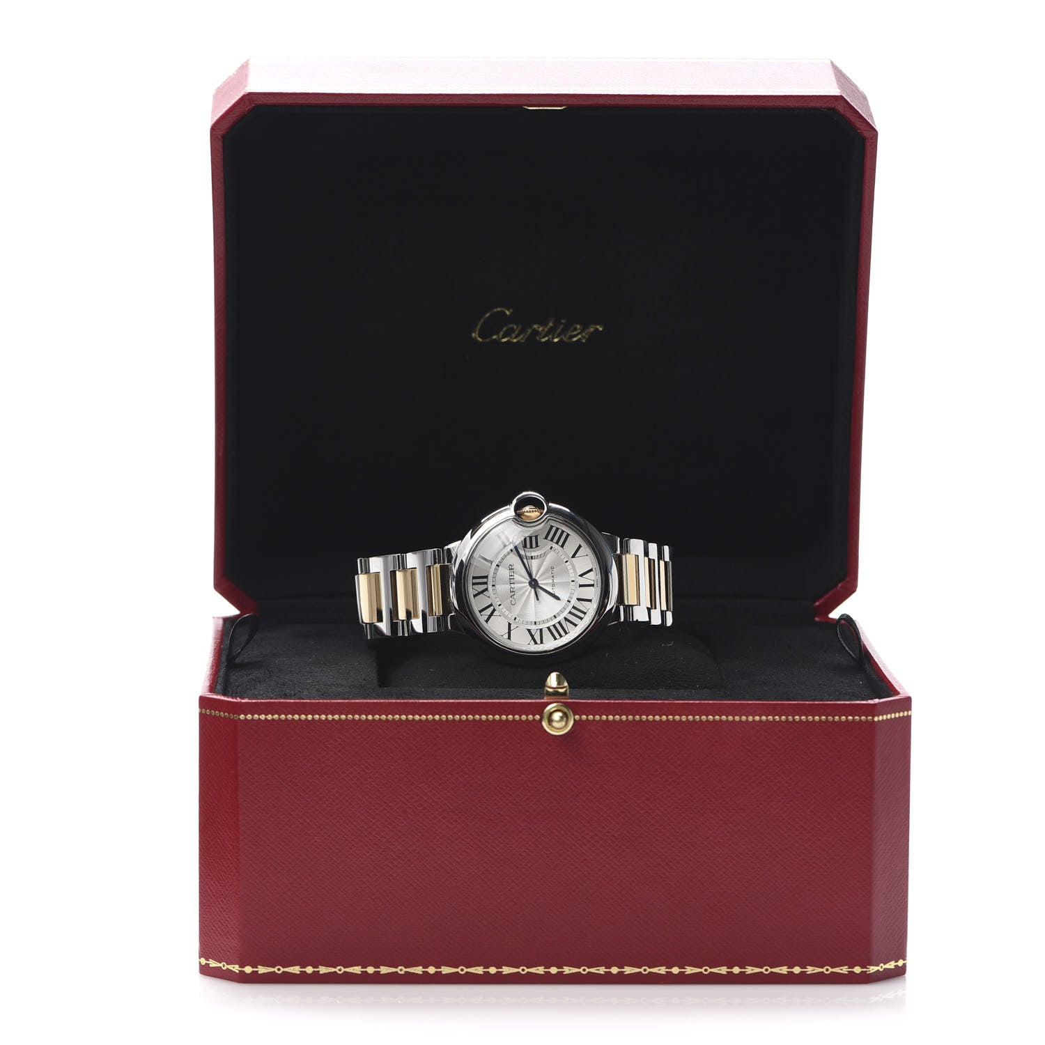 Cartier Stainless Steel 18K Yellow Gold 36mm Ballon Bleu De Automatic Watch 7 of 7
