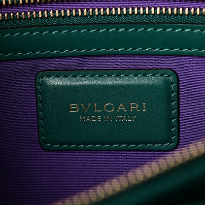 Bulgari Calfskin Serpenti Forever Shoulder Bag Emerald Green 6 of 9